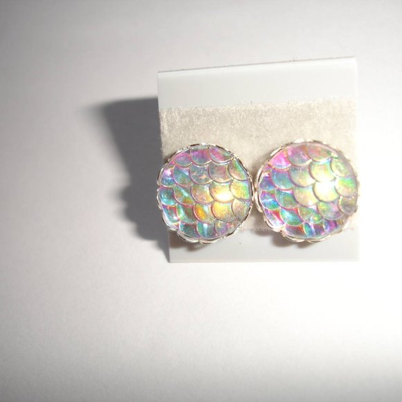 Mermaid Scale earrings Mermaid Scale Mermaid Scale - Picture 3 of 10